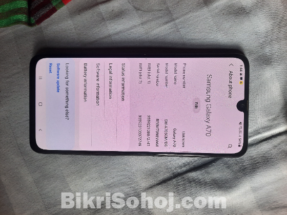 Samsung galaxy A70